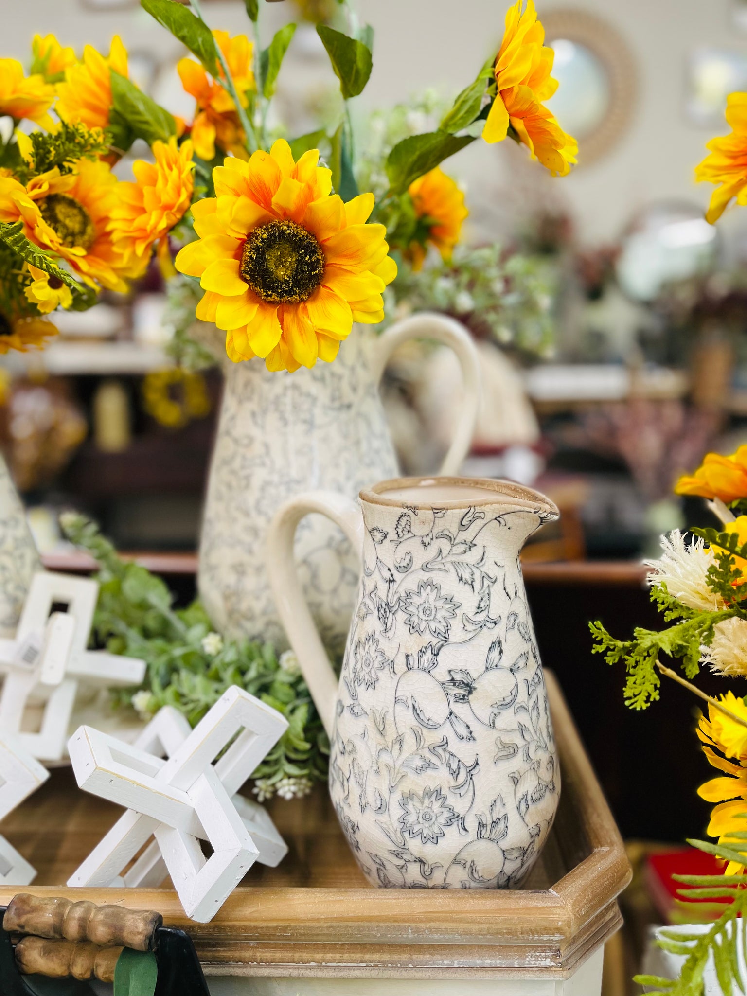 Blue Heirloom Pitcher