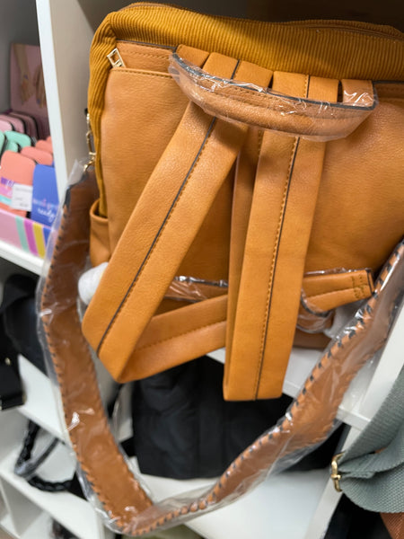 Amelia Suede Backpack Corduroy