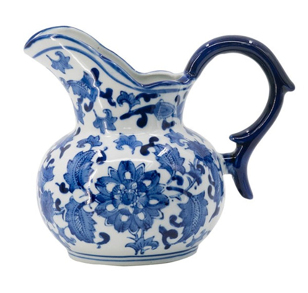 Blue/White Pitcher