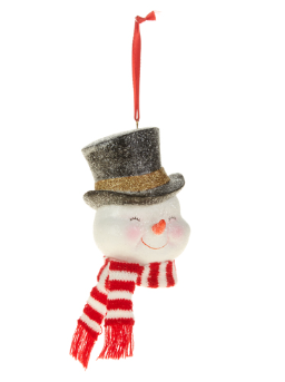 Snowman Head Ornament