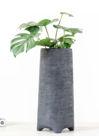 Matte Black Vase