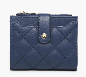 Melody Quilted Zip Top Wallet