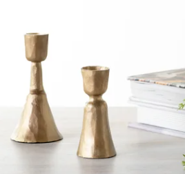 Gold Candle Holder