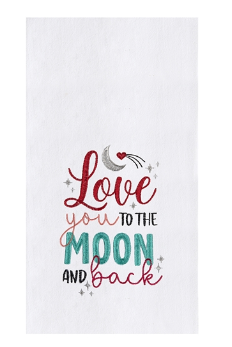 Love You To the Moon Towel