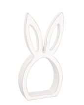 White Bunny Head Cutout Lg.