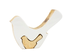 Wooden Bird w/Bird Puzzle Lg