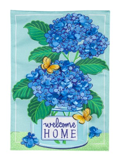 Welcome Home Hydrangeas Burlap