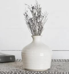 White Line Vase