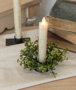 BABY'S BREATH TAPER CANDLE RING