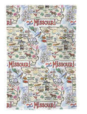 Fishkiss Missouri Tea Towel