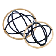 Metal & Rattan Orb