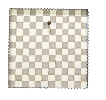 Putty Checkered Display Board