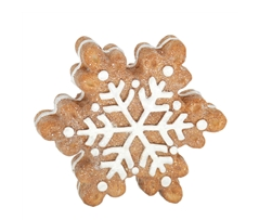 Resin Gingerbread Snowflake