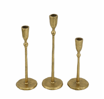 Gold Iron Candlestick