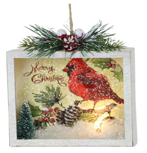 LIGHTED CARDINAL ORNAMENT