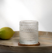 CLEAR DOT GLASS CUP