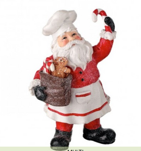 RESIN CANDY CHEF SANTA