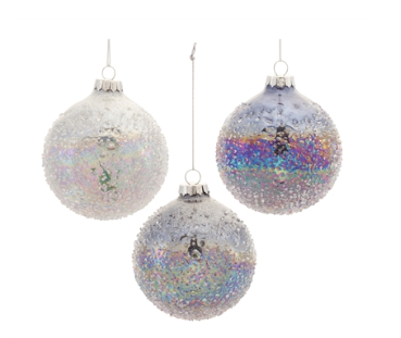 Iridescent Ball Ornament