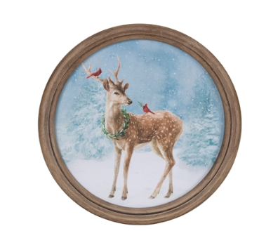 Round Deer Frame