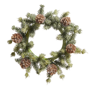 Iced Pine Mini Candle Ring