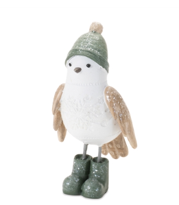 Winter Bird with Hat & Boots