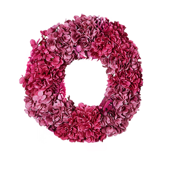 Pink Hydrangea Wreath