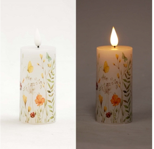 Wildflowers Votive LED Candle