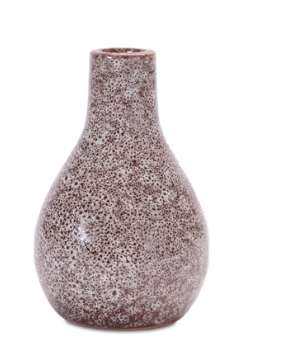 Brown Speckled Ceramic Vase