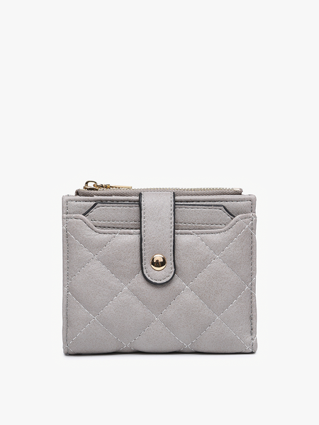 Melody Quilted Zip Top Wallet