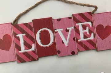 Valentine Wooden Signs