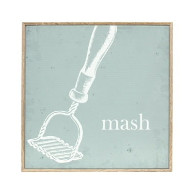 Framed Kitchen Utensil Print