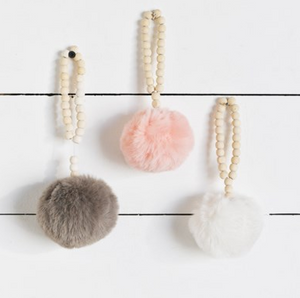 Pom Pom with Bead