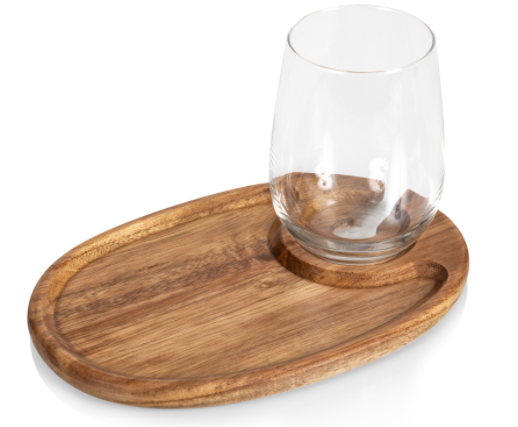 Wine Appetizer Plate Set