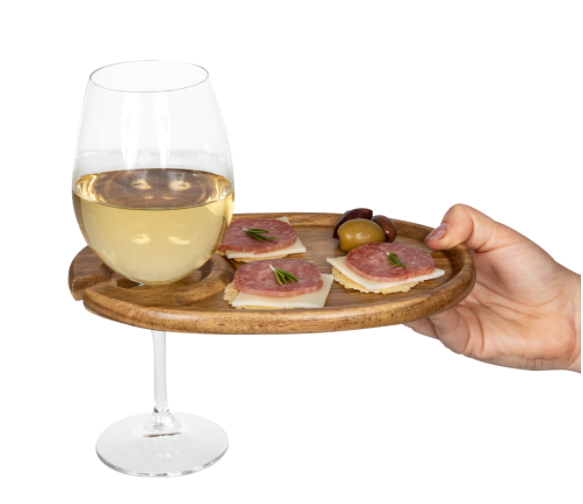 Wine Appetizer Plate Set