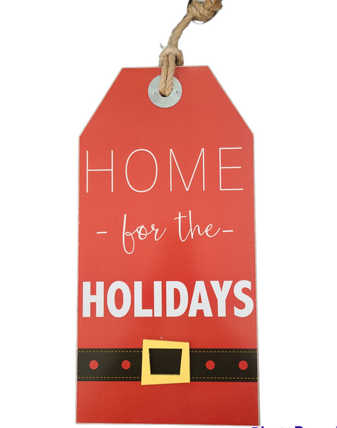 Holiday Double-Sided Tag Sign