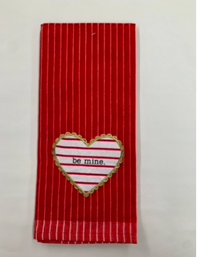 Be Mine Dish Towel