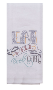 Eat Well Cook Often Flour Dishtowel