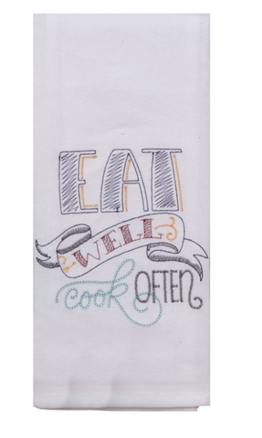 Eat Well Cook Often Flour Dishtowel