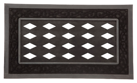 Black Scroll Mini Mat Tray