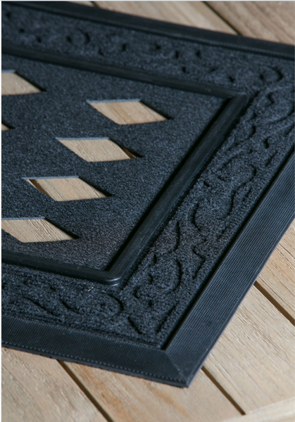 Black Scroll Mini Mat Tray