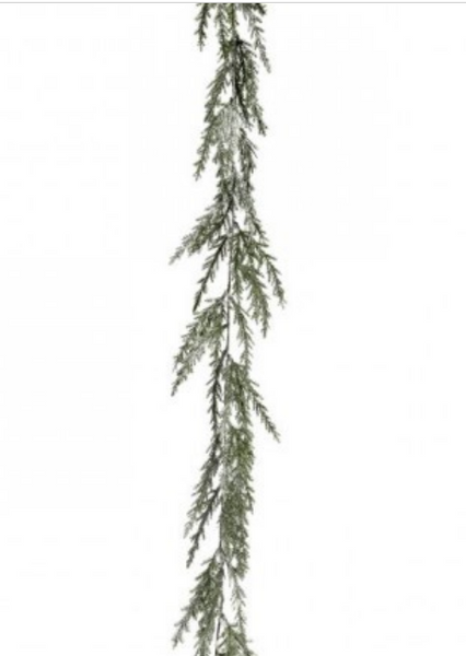 Frosted Prickly Juniper Garland