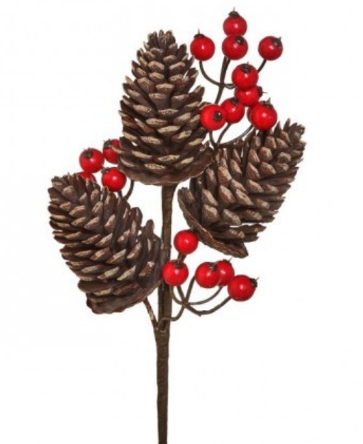 Weather Proof Pinecone Berry Pick