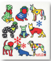 Cold Dogs Swedish Dishcloth