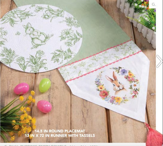 Spring Flower Kitchen Textile Collection