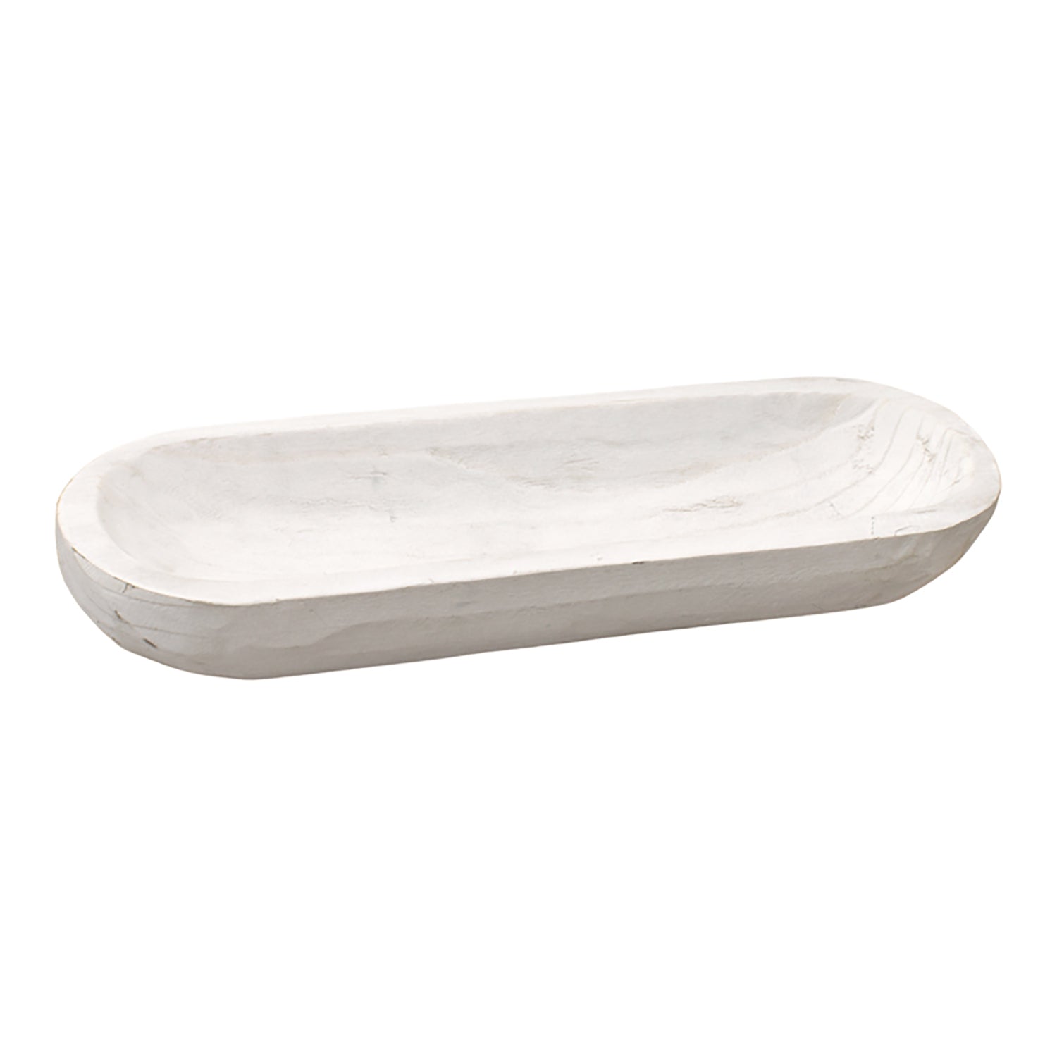 White Oval Bowl