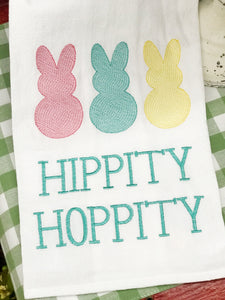 Hippity Hoppity Bunny Dish Towel