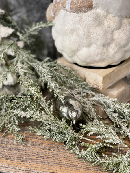 Frosted Prickly Juniper Garland