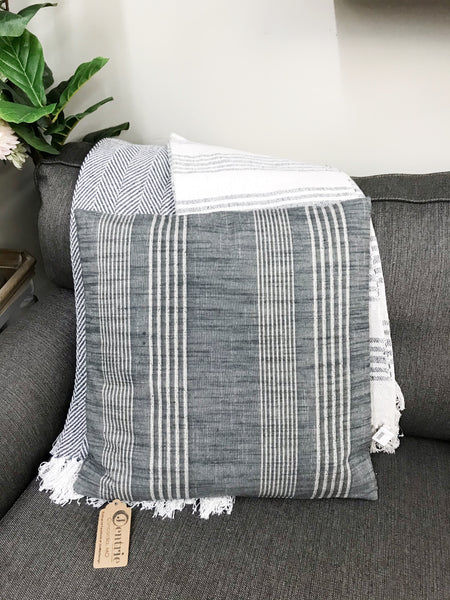 Denim Stripe Pillow