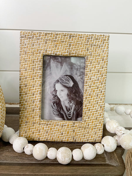 Basket Weave Photo Frame