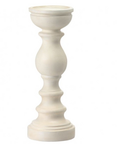 Ivory Resin Nantucket Candle Stick